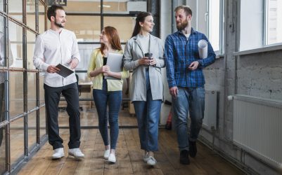 group-young-business-colleagues-walking-together